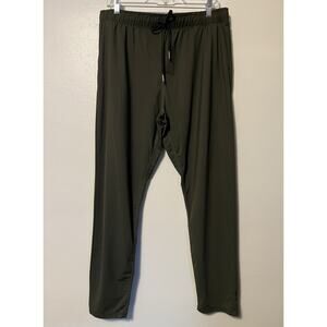 Zyia Active Women's Pull On High Rise Track Pants Size XL Green Pockets